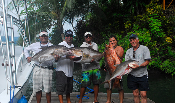 Fishing Costa Rica for Red Snapper and Amber Jack