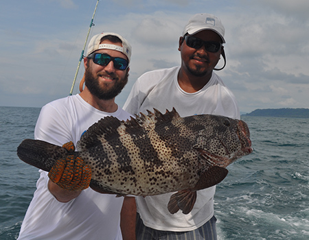 Grouper caught in Osa Peninsula, Costa Rica