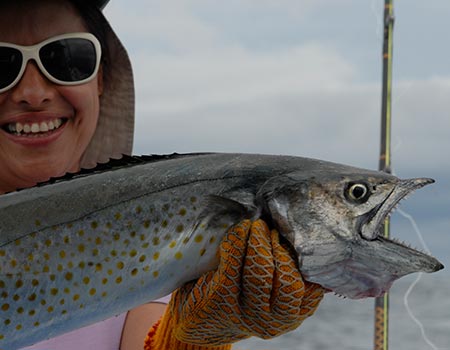 Mackerel Fishing in Drake Bay, Osa Peninsula, Costa Rica